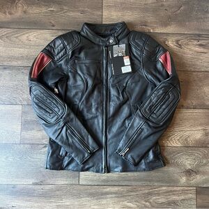 Harley Davidson Women's 120th Anniversary Nostalgia Leather Jacket Size Small